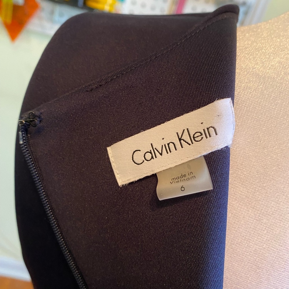 Calvin Klein Elegant Sheath Dress Sz 6 - Picture 7 of 7